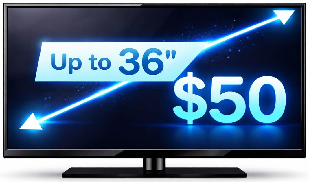price_50 TV mounting service in Aurora Illinois by TV Mounting Same Day LLC